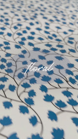 tiny floral peel and stick wallpaper