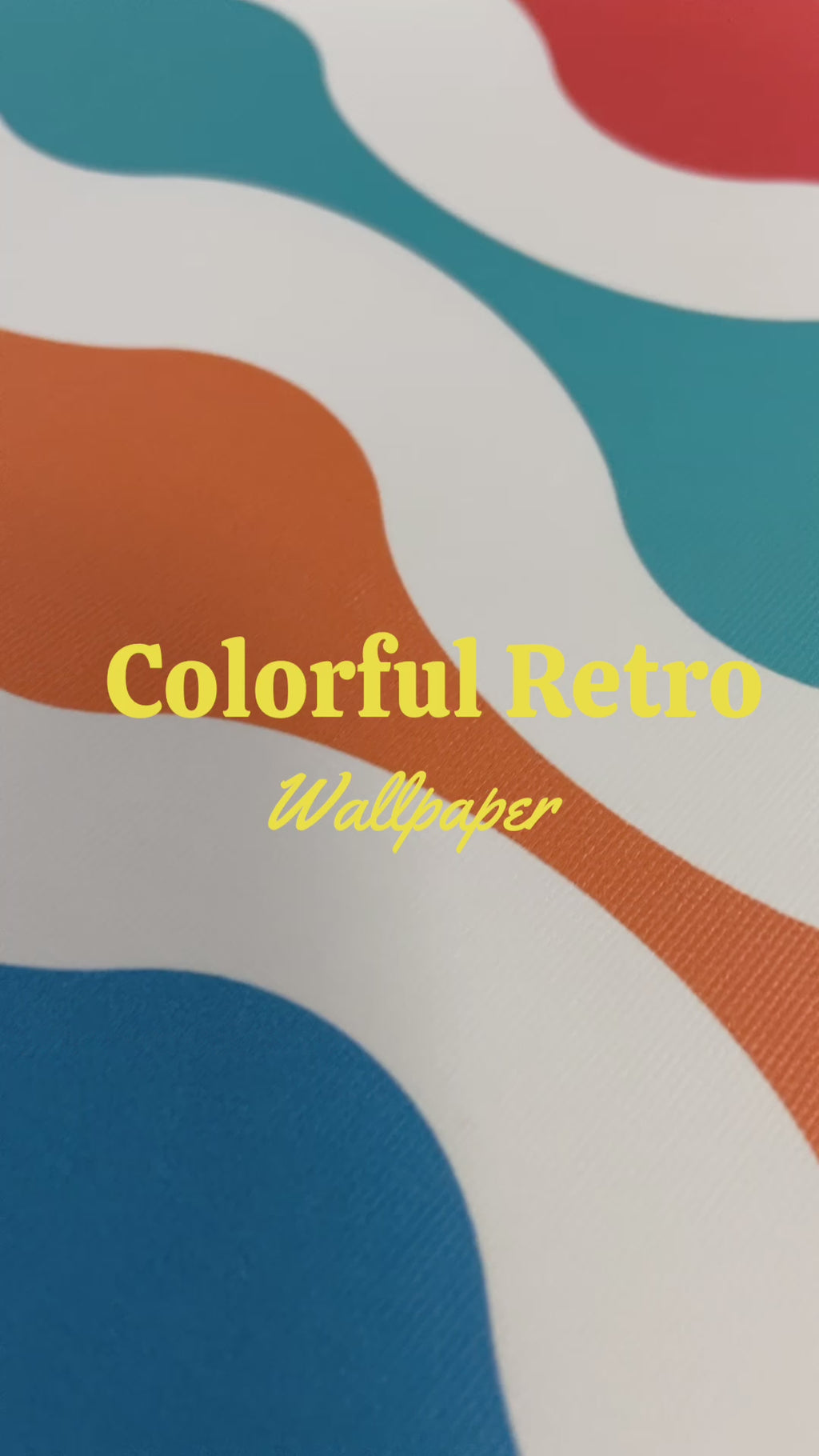 colorful retro wallpaper peel and stick