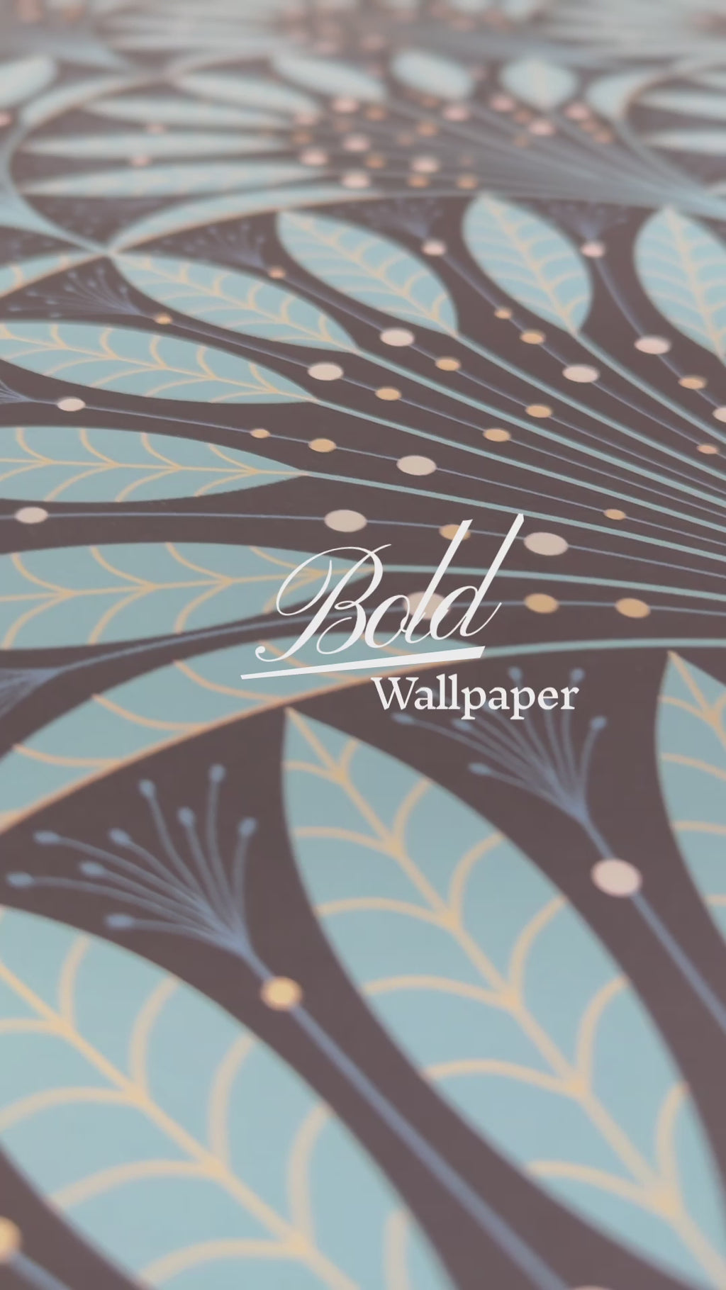 bold art deco wallpaper for walls